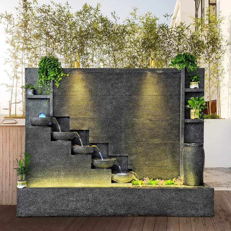 办公室氛围营造水幕墙 办公室氛围营造水幕墙